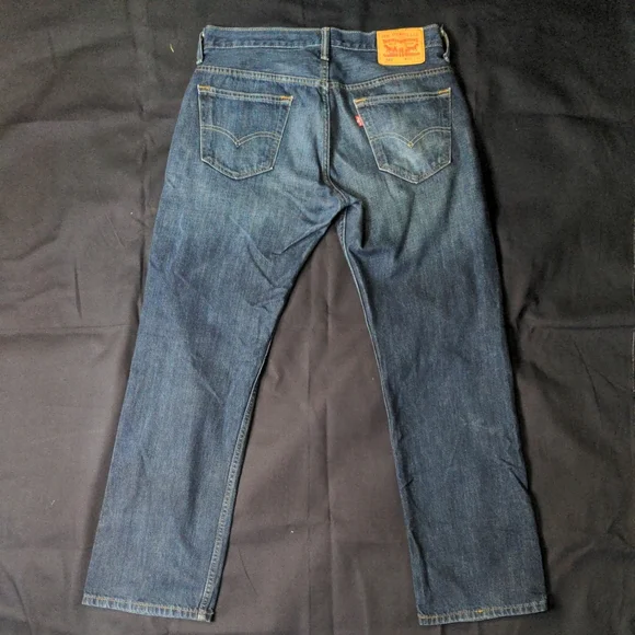 Levi's 569 Loose Straight Fit Men's Blue Jeans 30x32 - Picture 2 of 9